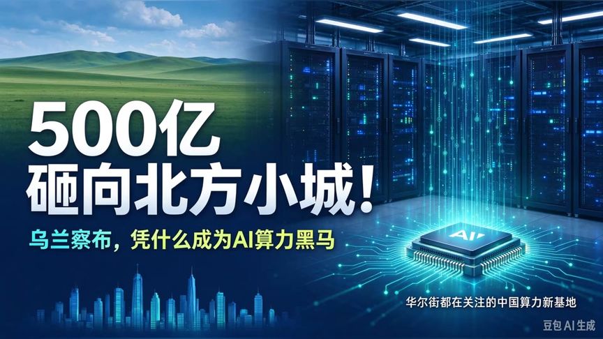 500 亿砸向北方小城!乌兰察布,凭什么成为 AI 算力黑马:今日头条原视频真实封面